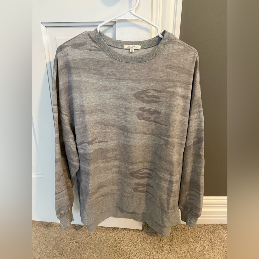Z Supply Camo Sweatshirt